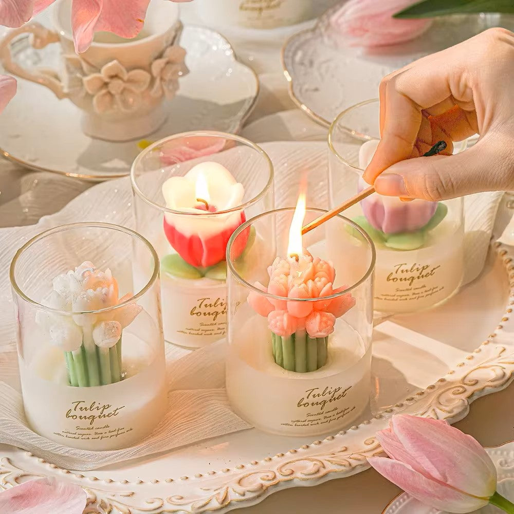 Tulip Candles 🌷